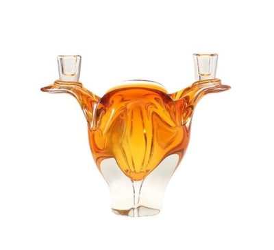 ŚWIECZNIK, WAZON JOSEF HOSPODKA CHRIBSKA SZKŁO CZECHY L.70