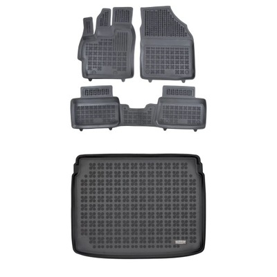 RUBBER SET MATS I MAT TOYOTA YARIS CROSS FROM 2021 UPPER FLOOR BAGA  