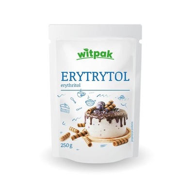 ERYTROL ERYTRYTOL 250g SŁODZIK ZAMIENNIK CUKRU