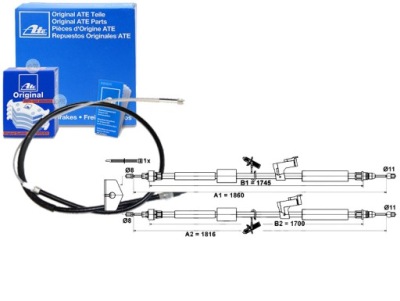 Трос тормоза ручного ford c-max focus c-max focu фото №1