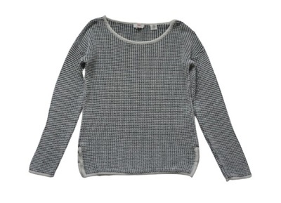 Sweter bluzka levi's levis czarny kremowy 100% bawełna bawełniany 34/36