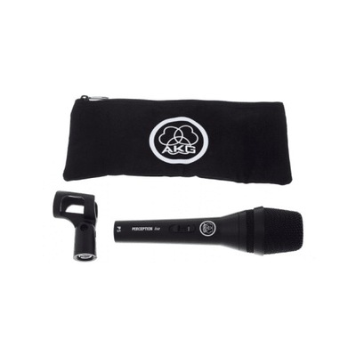 AKG P5S Mikrofon dynamiczny z pokrowcem i uchwytem mikrofonowym