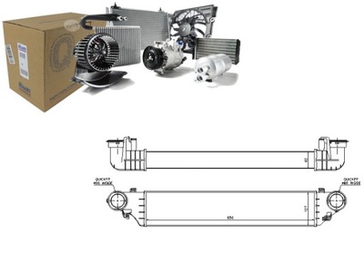 NISSENS INTERCOOLER MERCEDES CLK 220 CDI (209.308)