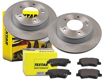 Гальмівні диски гальмівні колодки textar задня kia soul фото №1