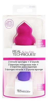 Real Techniques 2 Miracle Sponges+2 Stands