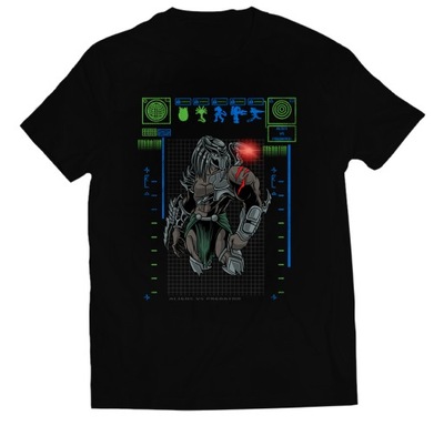 KOSZULKA PREDATOR TSHIRT Z PREDATOREM UFO XL