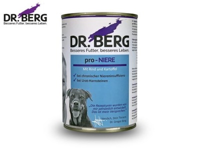 Dr.Berg Pro-Niere na nerki mokra dla psa 400g