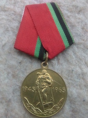 Medal radziecki 20 lat zwycięstwa w wojnie