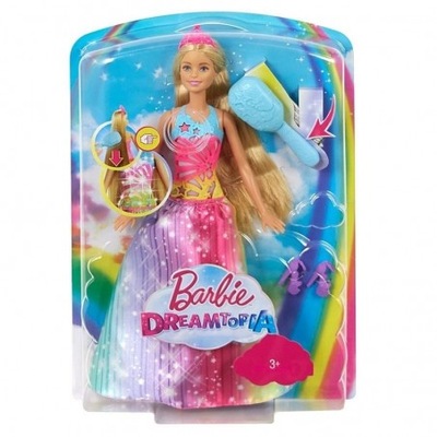 Lalka Barbie MAGICZNE WŁOSY KSIĘŻNICZKI