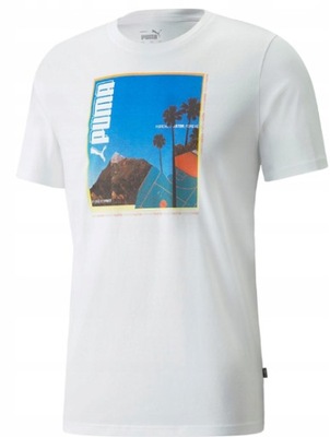 Koszulka męska PUMA 84857102 bawełniany T-shirt S