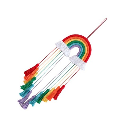 Rainbow Tassel Wisiorek Boho Dywaniki Kochający