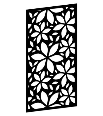Obraz Dekoracja Loft Panel Ażurowy Kwiaty