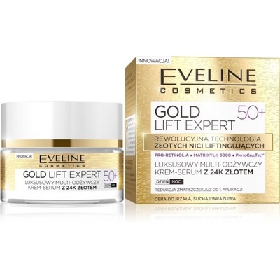 Eveline Gold Lift Expert 40+ Krem-serum 24k zło
