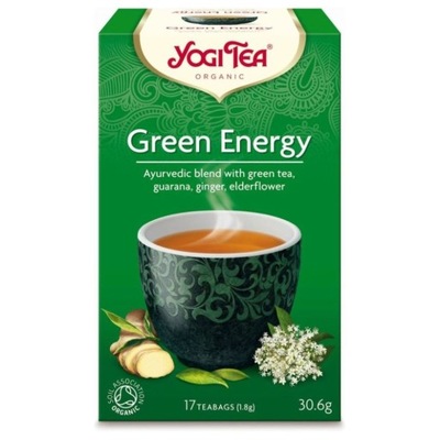 Herbatka Zielona Energia Bio 17X1,8G Yogi Tea