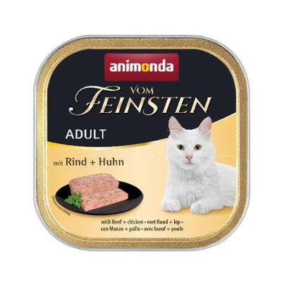 ANIMONDA Adult wołowina z kurczakiem miseczka 100g