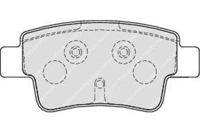 Ferodo fdb1858 набір гальмівних колодок гальмівних, гальма дискові фото №1