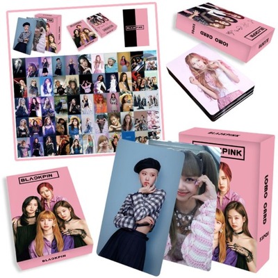 55 KART NOWY IDOL LOMO KPOP BLACKPINK ŚWIATOWA TRASA ZESTAW FOTOKARTY