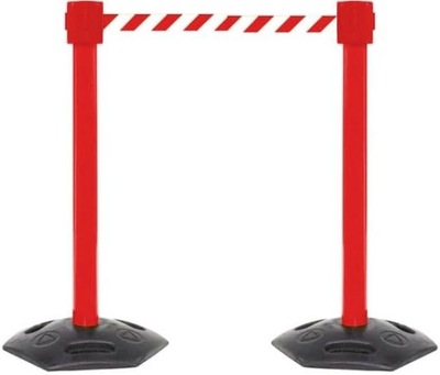 Słupek odgradzający czerwony