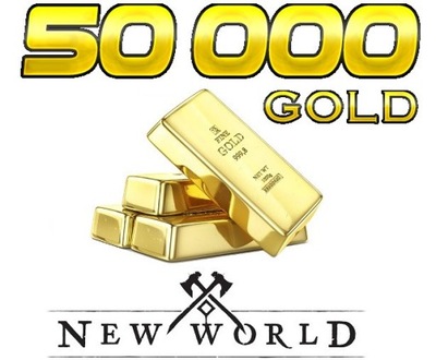 NEW WORLD GOLD 50K 50.000 WSZYSTKIE SERWERY EU NYSA AARU KRONOS