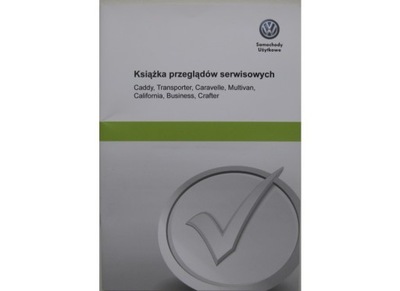 VW Caddy Transporter Crafter książka serwisowa `15