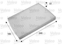 VALEO FILTRO DE CABINA FORD B-MAX 12-/FIESTA VI 08-/TRANSIT COURIER 14-  