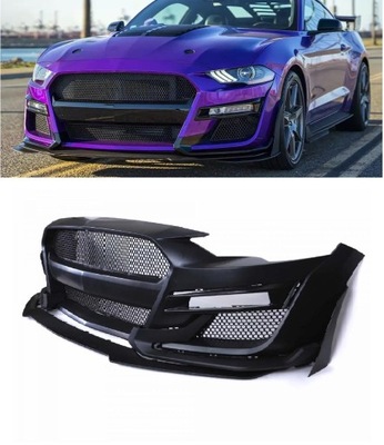 Ford mustang 2018 - 2023 передній бампер 5 фото №1