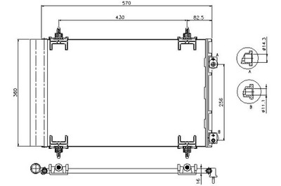 NISSENS 94826 SKRAPLACZ, ACONDICIONAMIENTO  