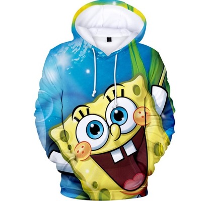 BLUZA 3D SPONGEBOB KANCIASTOPORTY ROZMIARY