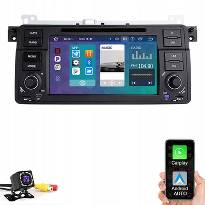 BMW 3 E46 RADIO NAVI ANDROID 12 WIFI 2GB RAM 32GB  