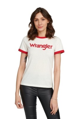 WRANGLER RINGER TEE OFF WHITE W7385G202 XL