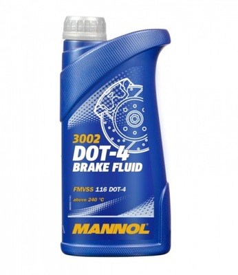 MANNOL MODO DE FRENADO DOT4 500ML / SYNT./ MOTO./ PLÁSTICO  