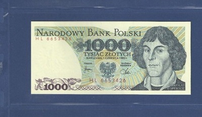 1000 zł HL 1982 r., Nr 6653426, St. 1