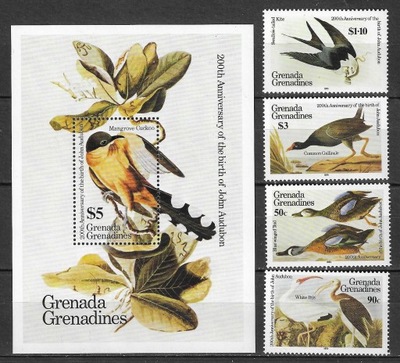 Grenada Gr 647-50 + bl 90 - ptaki