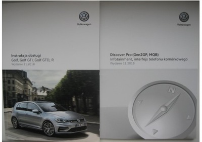 VW GOLF VII 16-20 LIBRO MANTENIMIENTO +DISCOVER PRO PL  