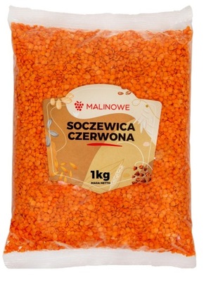 SOCZEWICA CZERWONA 1kg DOSKONAŁA NATURALNA JAKOŚĆ PREMIUM