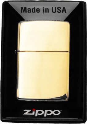 ZAPALNICZKA ZIPPO BRASS HIGH POLSHED