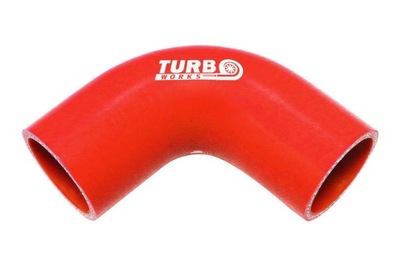 КОЛЕНО 90ST TURBOWORKS RED 84MM фото