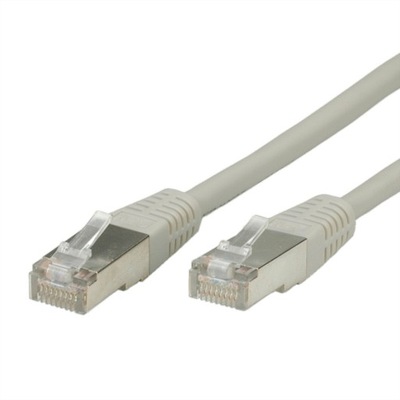 Kabel sieciowy LAN S/FTP Cat.6 RJ45 szary 0,5m