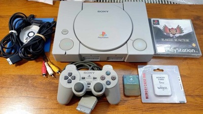 Ps1/psx SCPH-7002. Przerobiona. Zestaw