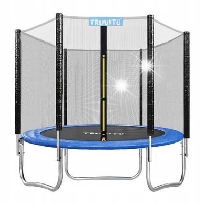 TRAMPOLINA OGRODOWA MOCNA STAL HARTOWANA SOLIDNA
