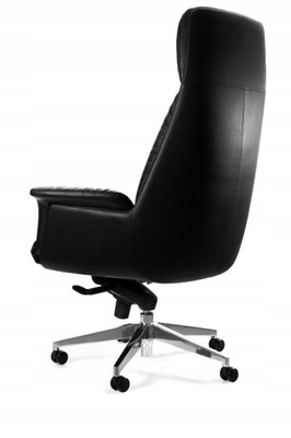 Elegancki fotel biurowy APUS eco-skóra czarny