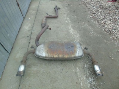 Volvo c70 ii 2.5 t выхлоп гаситель гаситель фото №1