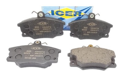 Гальмівні колодки перед fiat panda punto regata ritmo tempra фото №1