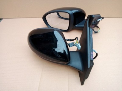 Renault megane iv праве дзеркало 15pin чорні фото №1