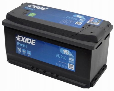 EXIDE EXCELL 95AH 800A EB950