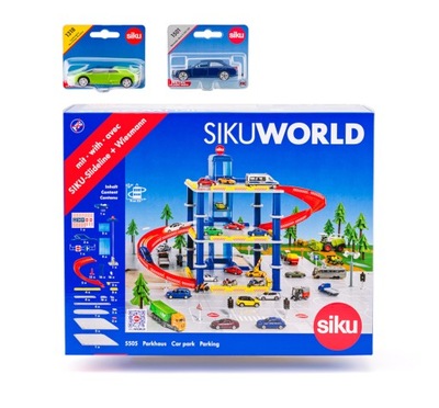 SIKU World - Garaż z 2 samochodami