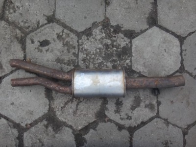 Вихлоп гасник середній bmw f25 28ix n52 фото №1