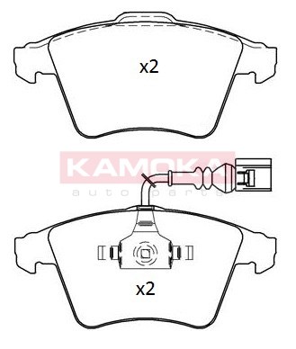 PADS HAMULC. VW TOUAREG 02-10  