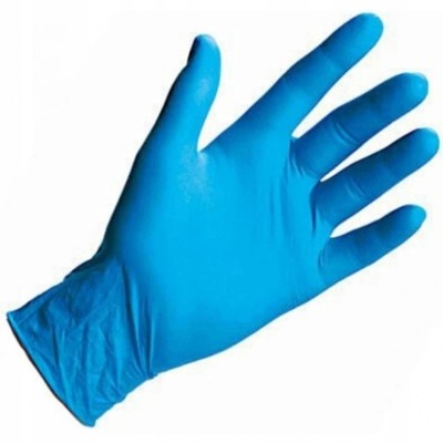 Rękawiczki Niebieskie Nitrylowe rozmiar S -100szt