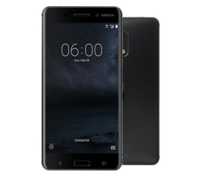 Nokia 6 DUAL SIM TA-1021 Czarny | A-